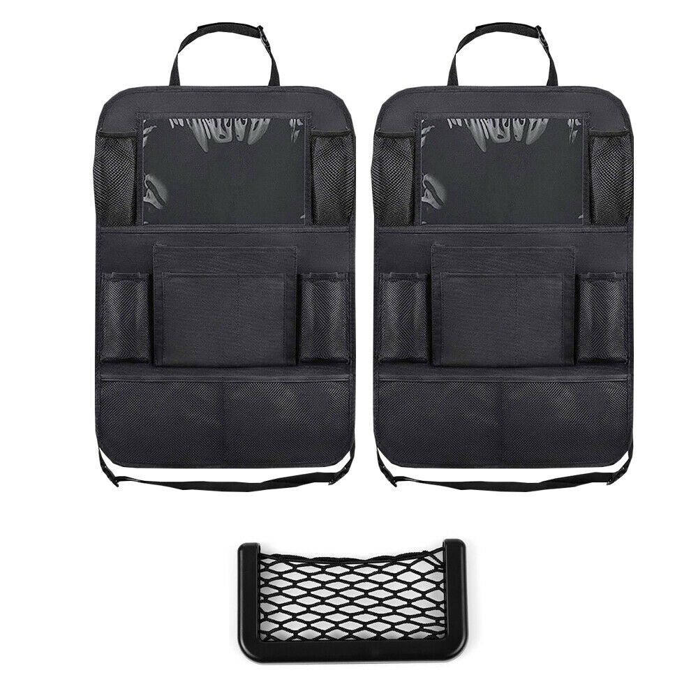 Organizer samochodowy na tylne siedzenie z uchwytem na tablet - kompleksowe przechowywanie i rozrywka na pokładzie