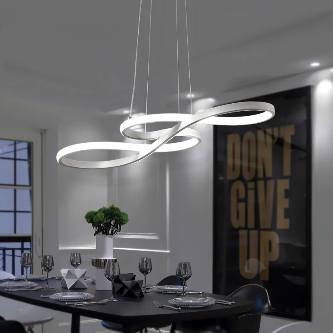 Suspension LED Moderne À Anneaux – Design Élégant Et Futuriste