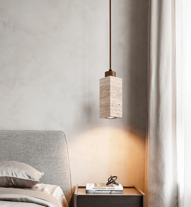 Természetes Kőből Készült Függőlámpa – Elegancia és Autentikusság