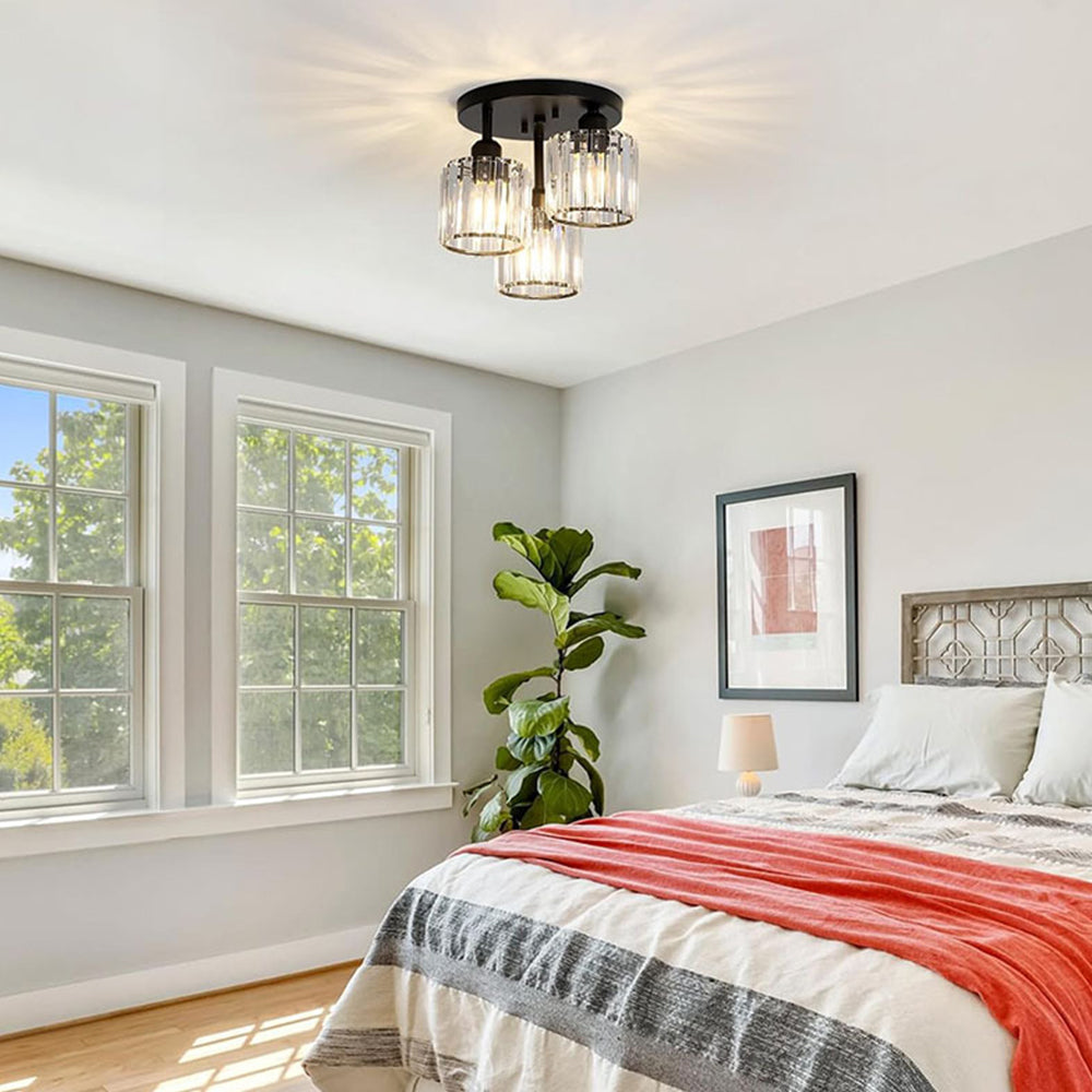 ثريا شبه مدمجة - أناقة عصرية وبريق راقٍ