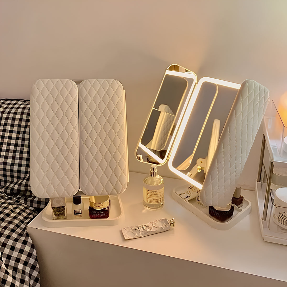 Inteligentné zrkadlo — LED osvetlenie a moderný displej