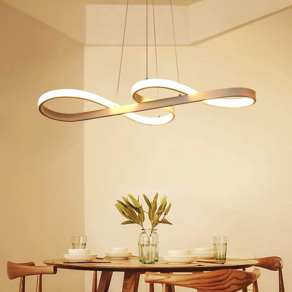 Suspension LED Moderne À Anneaux – Design Élégant Et Futuriste