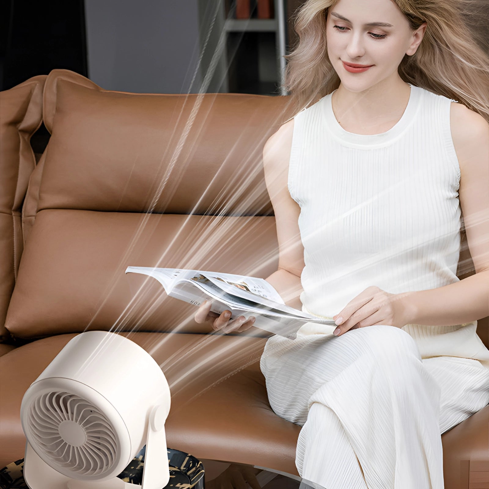 Ventilator turbo fără lamă - putere silențioasă și design modern