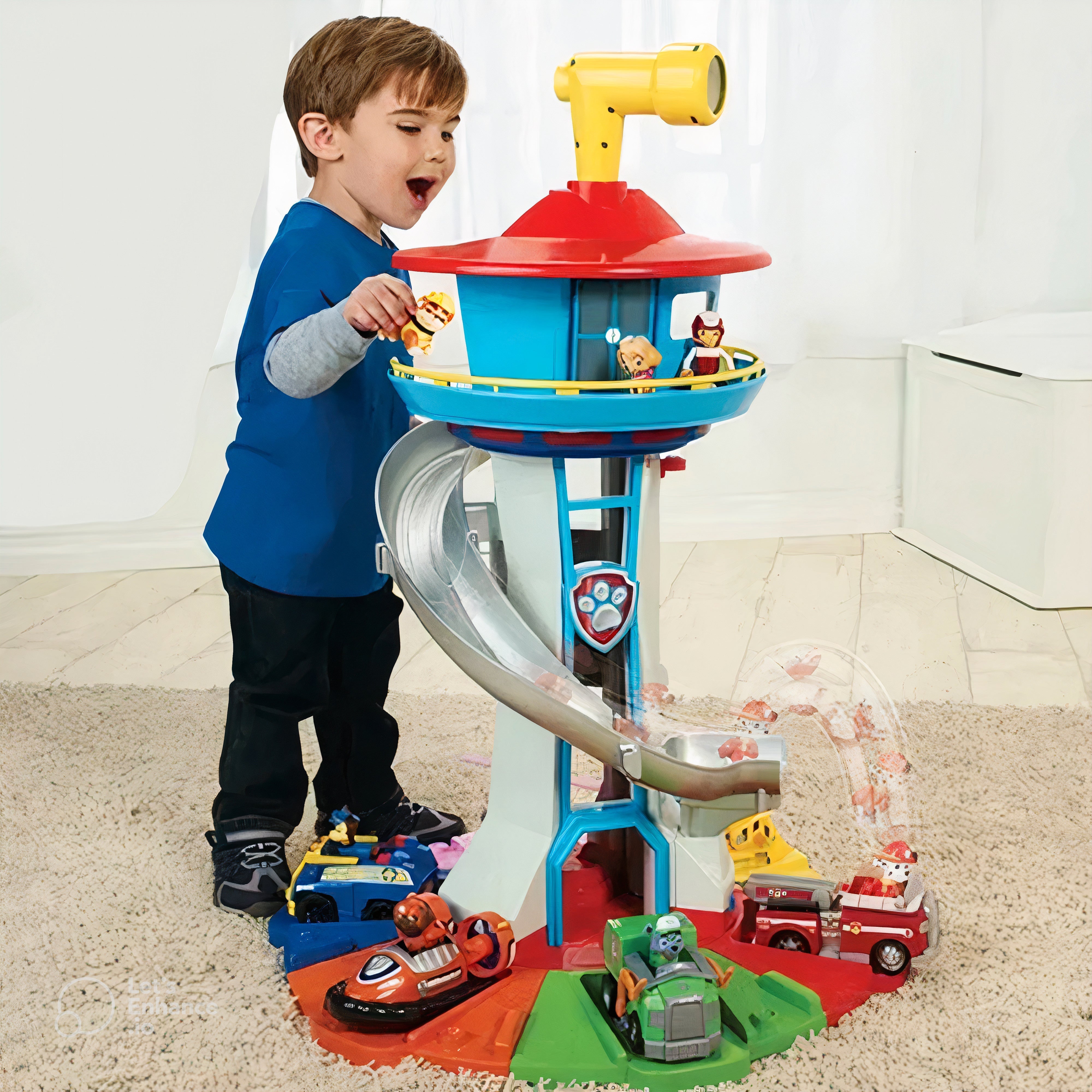 Children's Play Set With Cars And Slide - Guaranteed Fun And Awakening Creativity