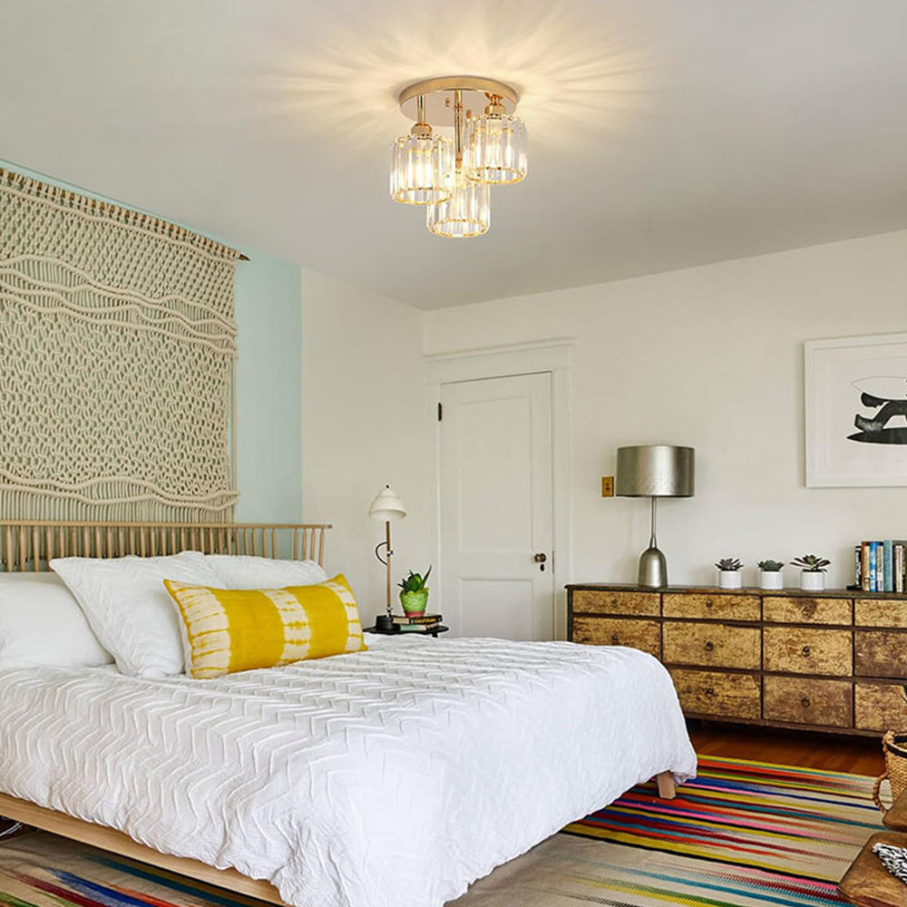 ثريا شبه مدمجة - أناقة عصرية وبريق راقٍ