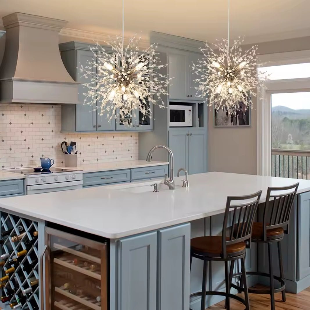 Lustre En Cristal À Suspension – Élégance Et Brillance Intemporelle