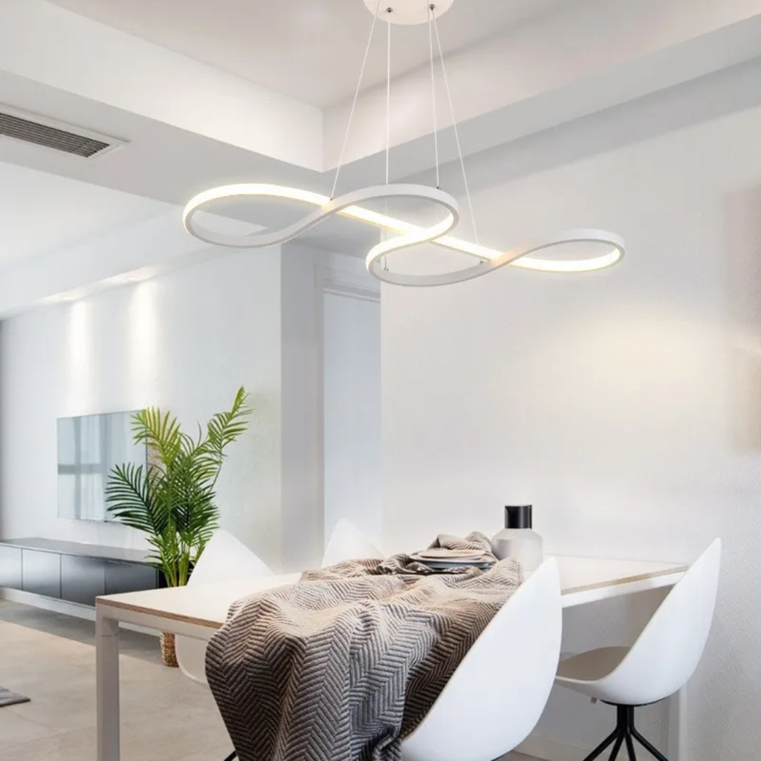 Suspension LED Moderne À Anneaux – Design Élégant Et Futuriste