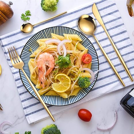 Sada Příborů 24 Kusů – Elegantní Úprava pro Vytříbený Stůl