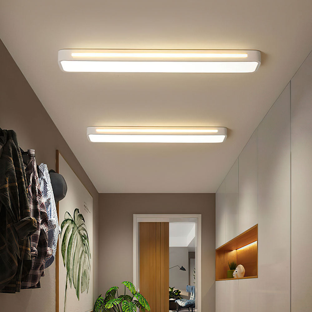 Plafoniera LED Long – Illuminazione Minimalista ed Elegante