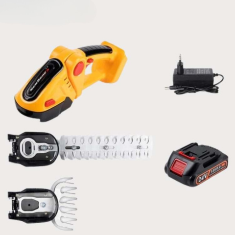 Trådløs 2-i-1 Haveværktøj — Hækkeklipper og Praktisk Saks