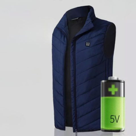 Unisex melegítő mellény - Állítható hőmérséklet és modern stílus