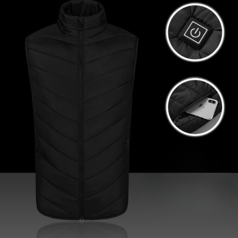 Unisex melegítő mellény - Állítható hőmérséklet és modern stílus