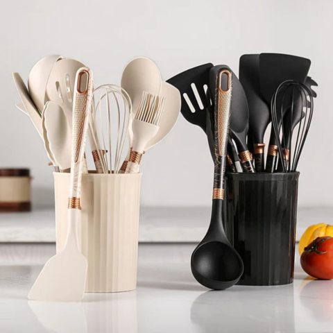Silicone Cookware Set - Resistance, Flexibility & Modern Design