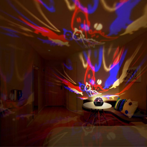 Dinosaur reflektor - realistická projekcia a originálny dekor