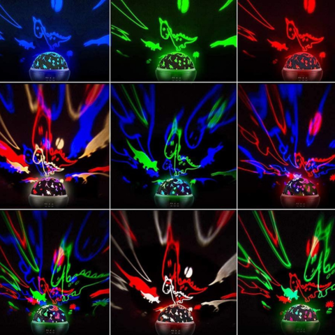 Dinosaur reflektor - realistická projekcia a originálny dekor