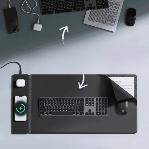 Trådlös laddningsmusmatta – Användarkomfort och multifunktion