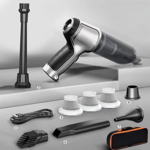 Bærbar Bilstøvsuger – Effektiv Rengøring Uden Ledning