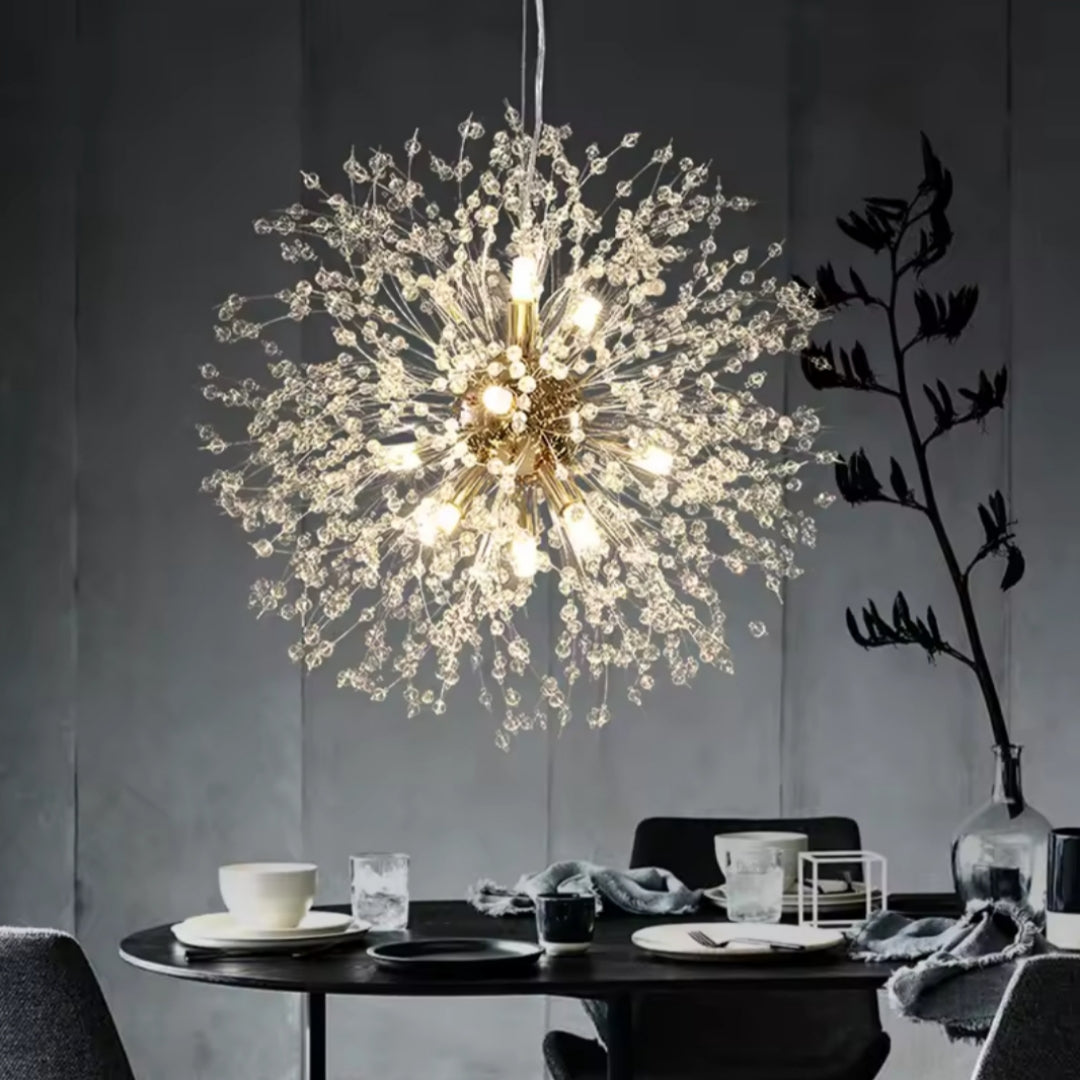 Lustre En Cristal À Suspension – Élégance Et Brillance Intemporelle