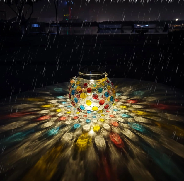 Utomhus Solcellslampa — Elegans i Glas