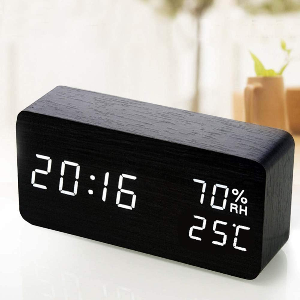 LED-klokke med stemmestyring – Moderne design og intelligent funksjonalitet