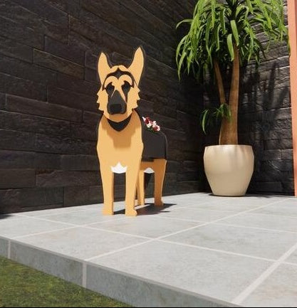 Originele Bloempot — Hondenvorm