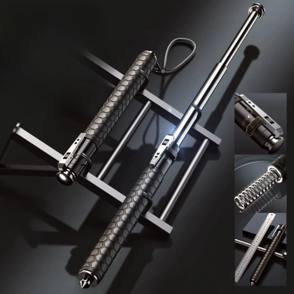 折りたたみ式トレッキングポール – 照明と安定性