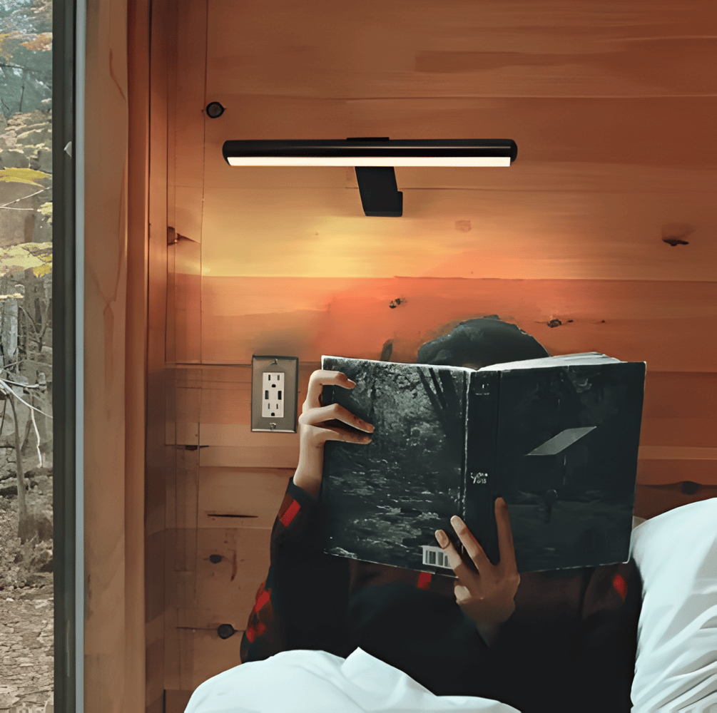 ワイヤレスUSB充電式LEDウォールランプ-フル回転&便利な充電