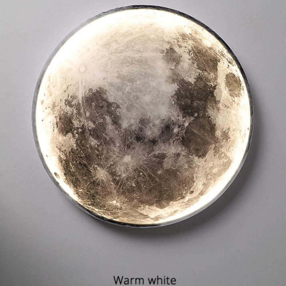 Apajare de perete 3D LED – Lună pentru o atmosferă unică