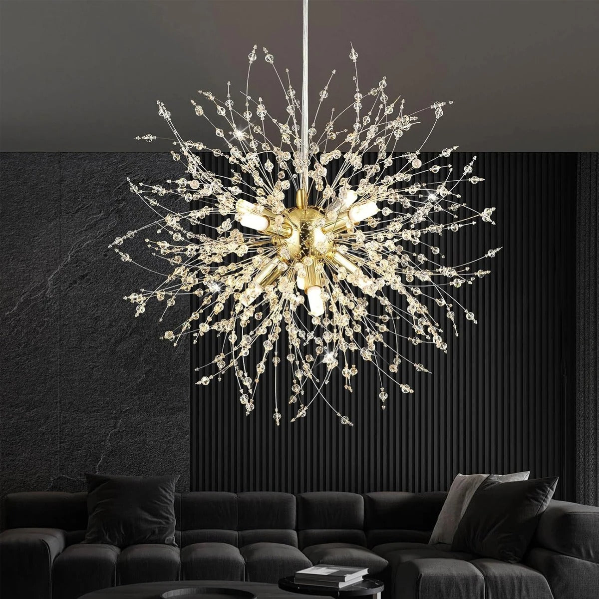 Lustre En Cristal À Suspension – Élégance Et Brillance Intemporelle