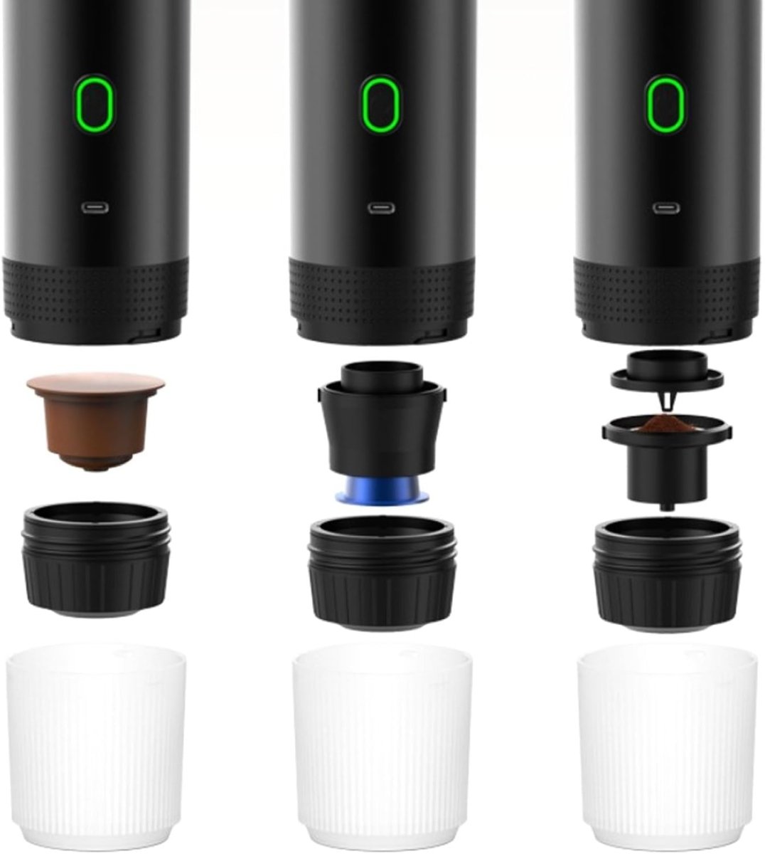 Przenośny ekspres do kawy 3 w 1 – idealny do biura, domu i na zewnątrz 