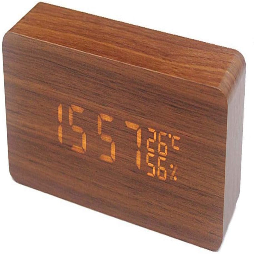 LED-klokke med stemmestyring – Moderne design og intelligent funksjonalitet 