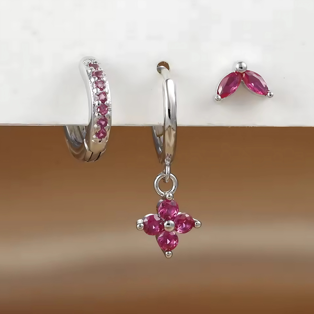 Souprava kroužků a piercingů – Univerzálnost a jemný lesk 