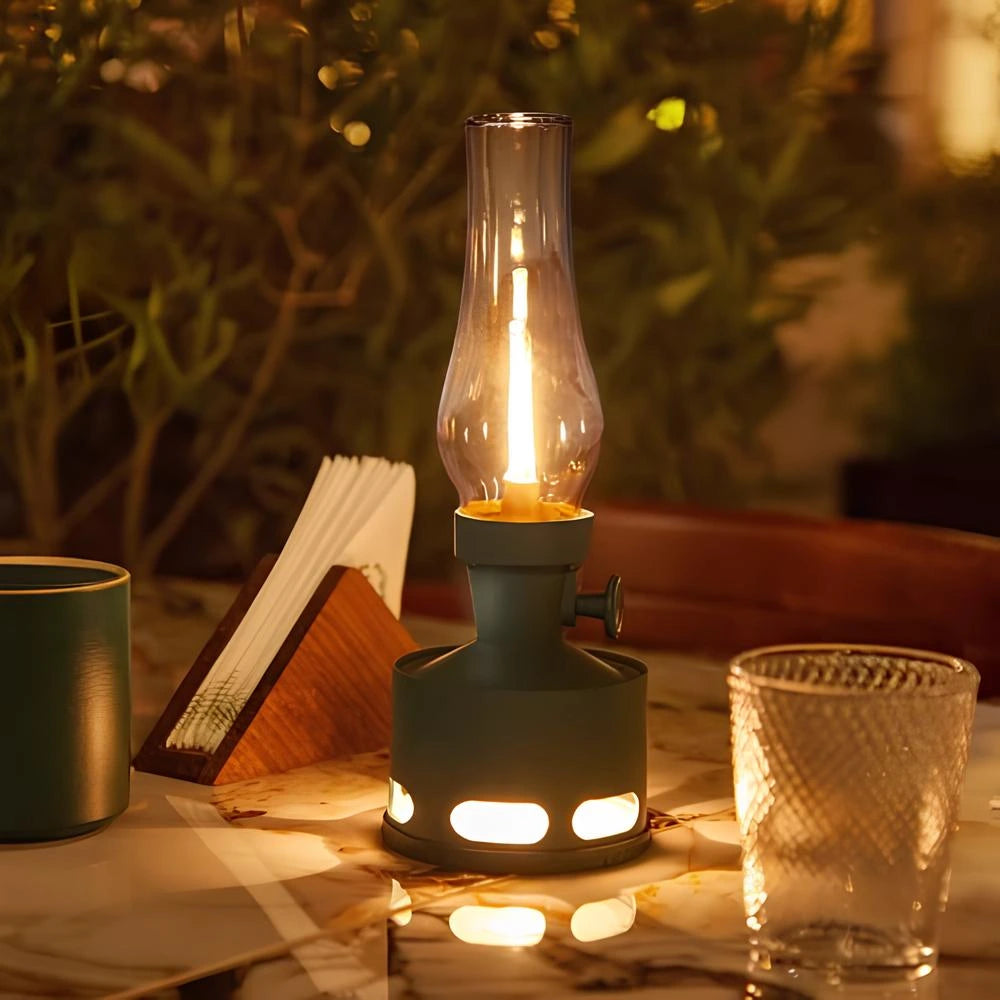 Retro LED-lanterne – Elegant dekorativ belysning 
