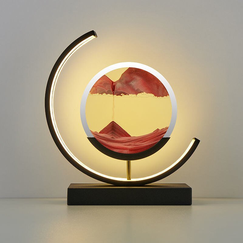 Sand Lamp In Motion – Visual Relaxation And Soothing Ambiance 