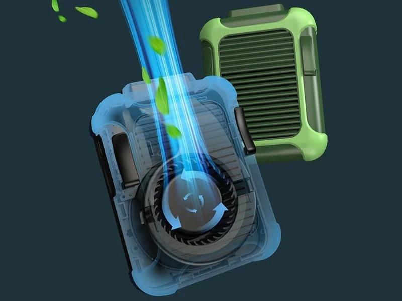 مروحة محمولة ببطارية قابلة للشحن