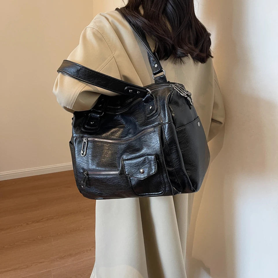 Belmonde | Stor skuldertaske til skole – Praktisk og daglig elegance 