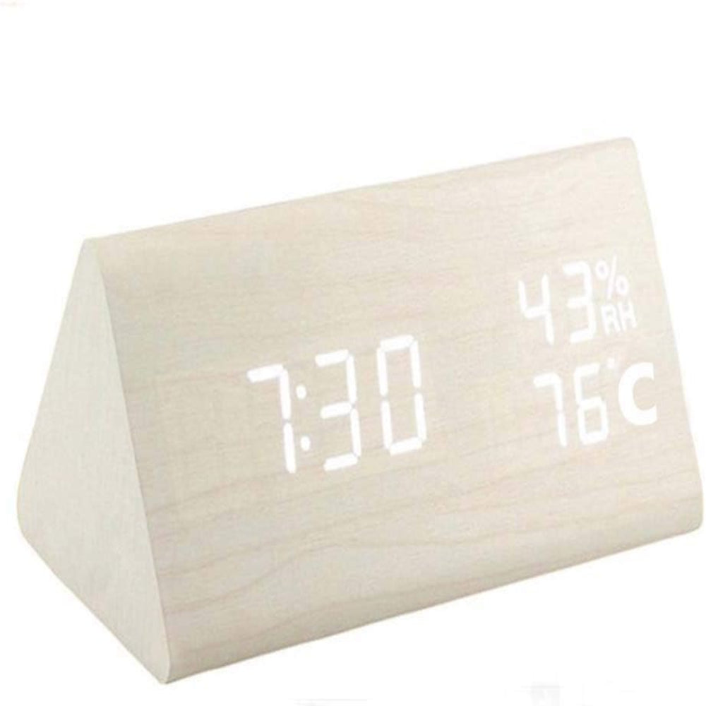 LED-klokke med stemmestyring – Moderne design og intelligent funksjonalitet 