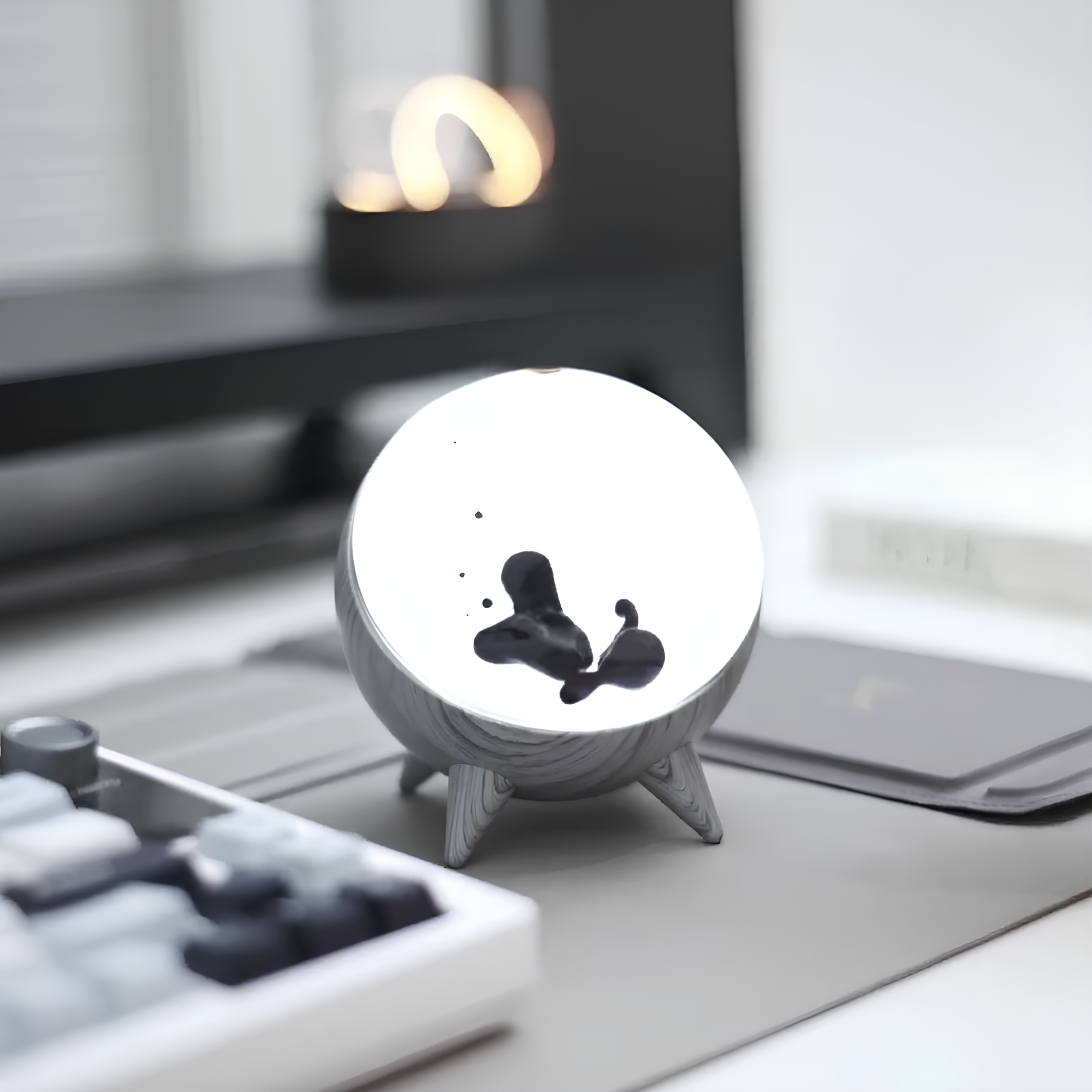 Interaktiv Dekorativ Lampa – Ljusspel och Unik Design 