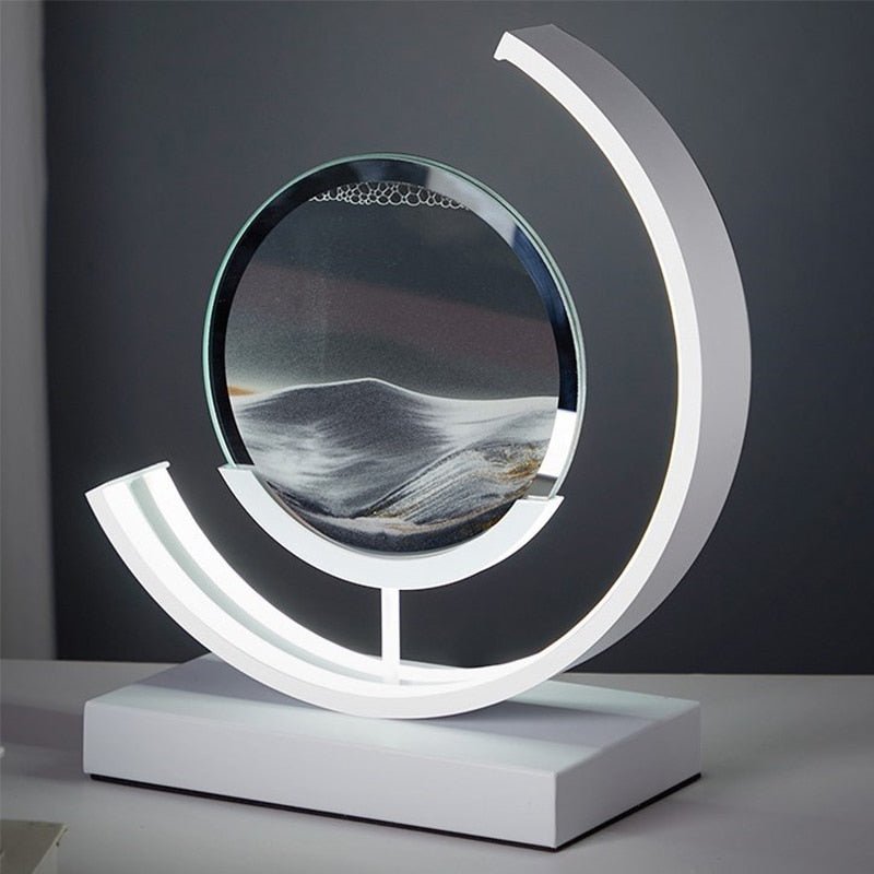 Lampe À Sable En Mouvement – Relaxation Visuelle Et Ambiance Apaisante