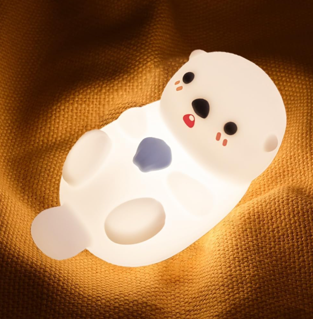 Luz nocturna LED – Foca Linda de Silicona Suave 