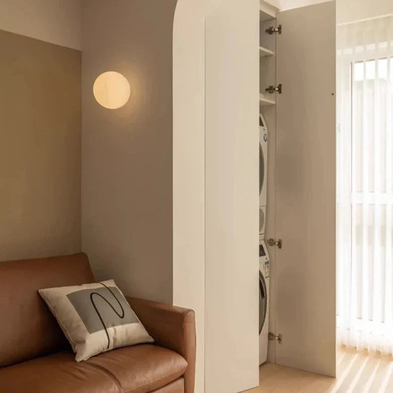 Aplique de pared redonda – Brillo puro y moderno 