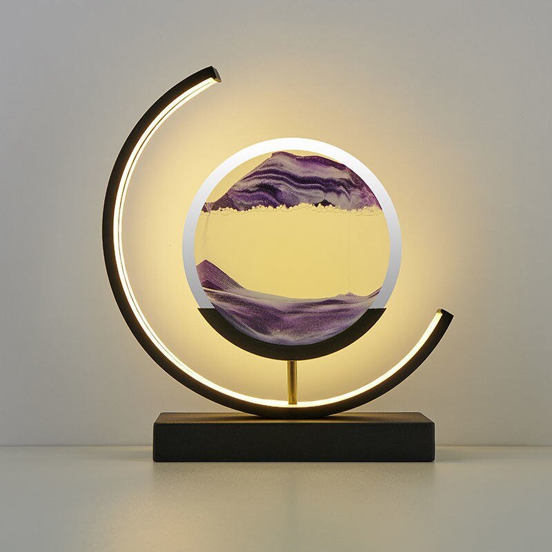 Sand Lamp In Motion – Visual Relaxation And Soothing Ambiance 