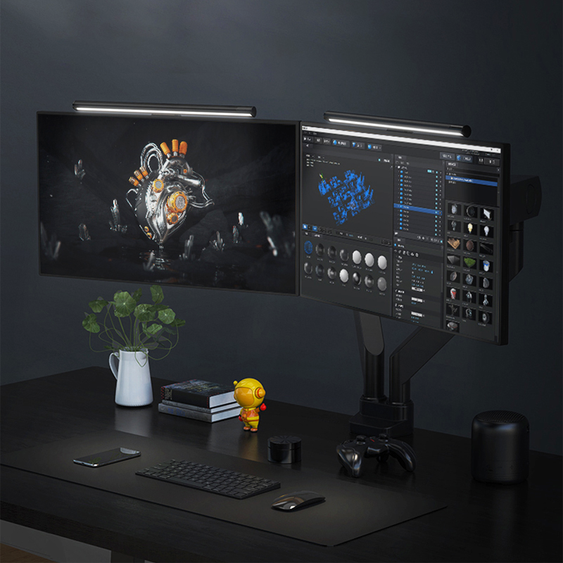 מנורת LED שולחנית - תאורה אלחוטית למסך 