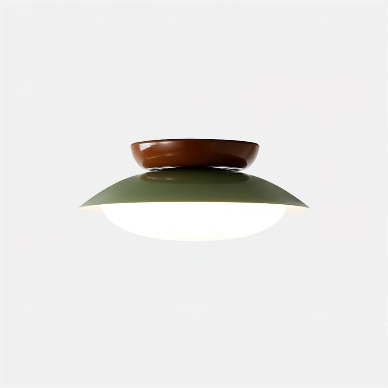 Plafoniera rotonda a LED - Bagliore naturale ed eleganza discreta