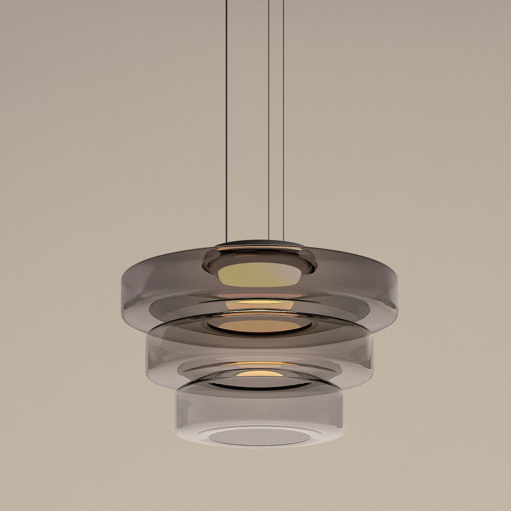 Lampada a sospensione in vetro in stile Bauhaus - Eleganza e modernità
