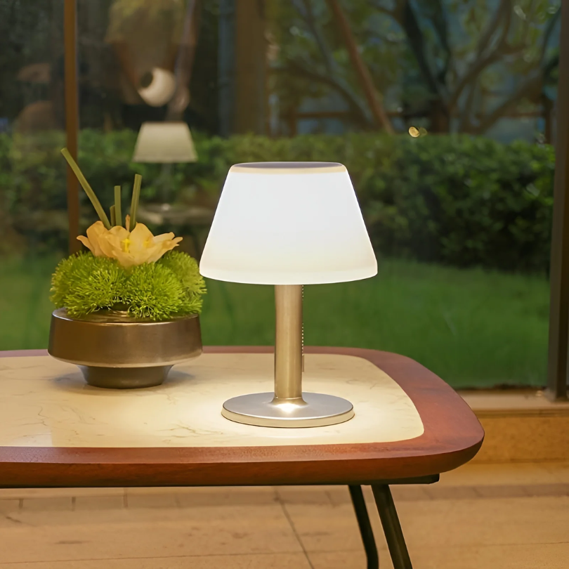 Elegant Solar Table Lamp – Style and Refinement 