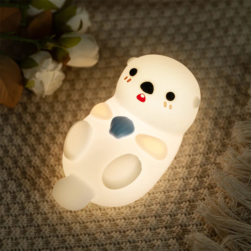 Luz nocturna LED – Foca Linda de Silicona Suave 