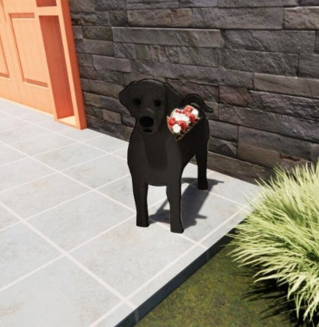 Originele Bloempot — Hondenvorm 