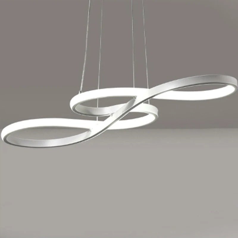 Suspension LED Moderne À Anneaux – Design Élégant Et Futuriste