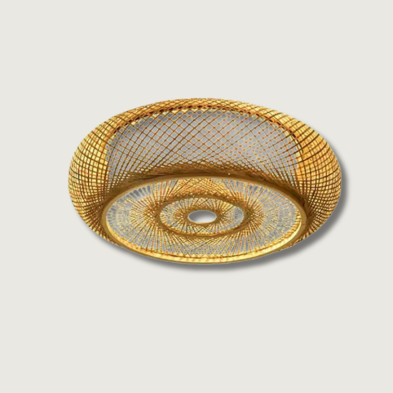 Lámpara colgante de bambú natural - Elegancia y autenticidad